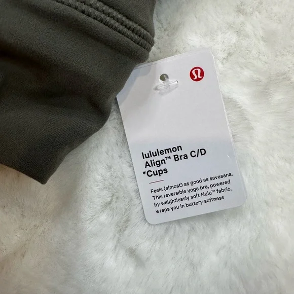 Lululemon Align Bra in Dark Gray-green sage - Picture 3 of 5